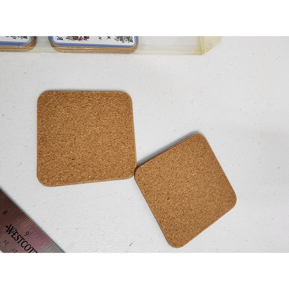 6 Cornish Cream Tea Coasters Tea Set With Desserts Cork Back